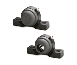 UCP-Oval flanged support bearings for shafts at 90°